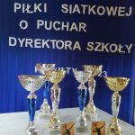 Puchary na XII-Turniej-Pilki-Siatkowej-o-Puchar-Dyrektora-Szkoly