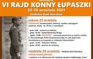 plakat Rajd Konny Łupaszki