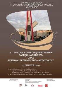 plakat festiwal patriotyczny