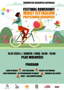 plakat festiwal rowerowy